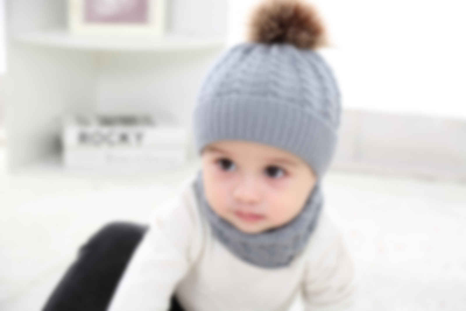 Вязанная шапка для ребенка 1 года