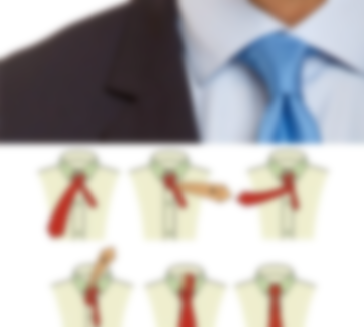 Как классически завязать галстук пошагово