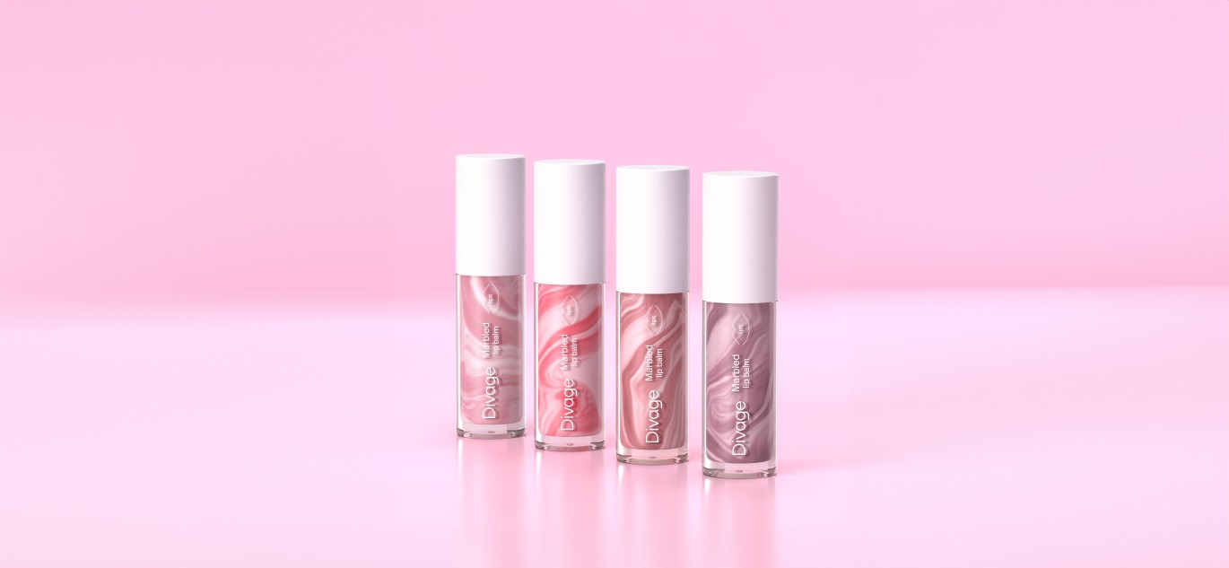 Фото: архивы пресс-службы. Блеск-бальзам Marbled Lip Balm, Divage