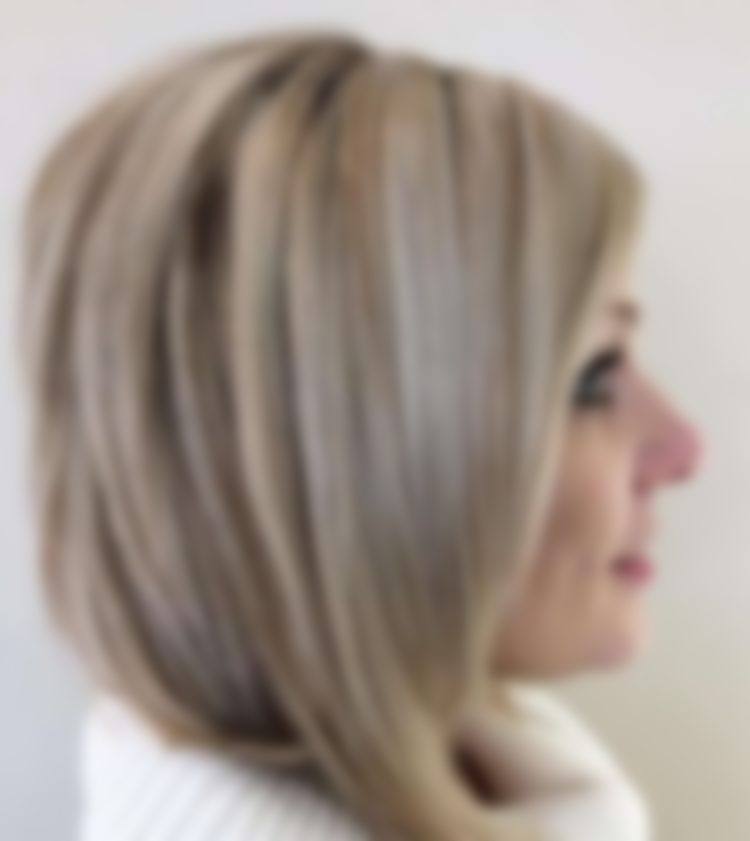 Мелирование волос на русые короткие волосы женщине за 50 лет фото