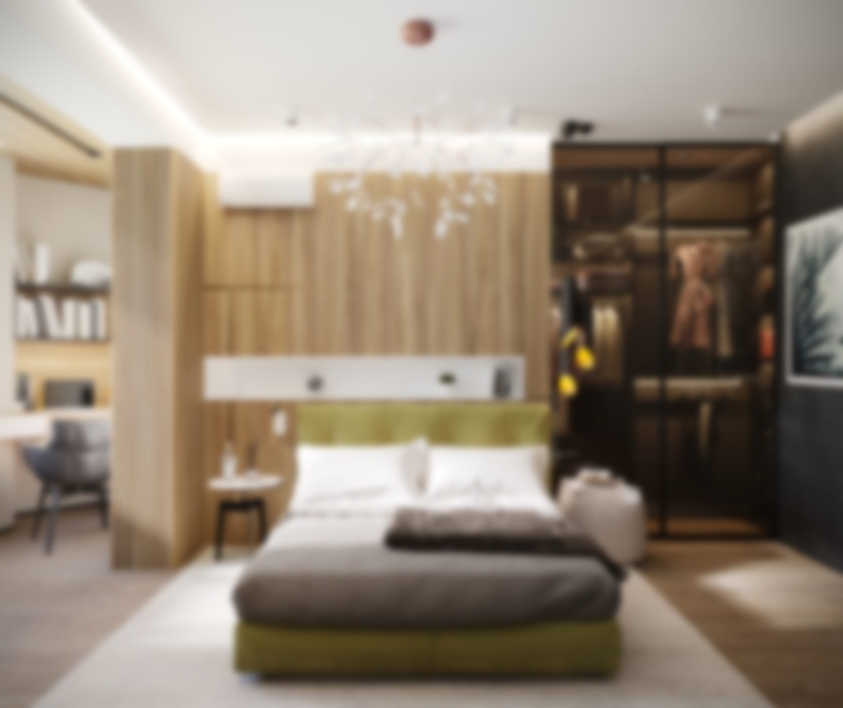 Красивые современные спальни дизайн
